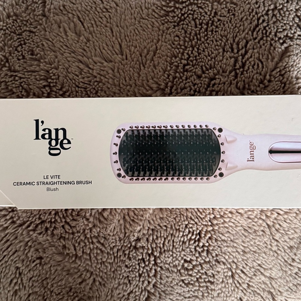 Lange Le Vite Ceramic Straightening Brush - Blush
